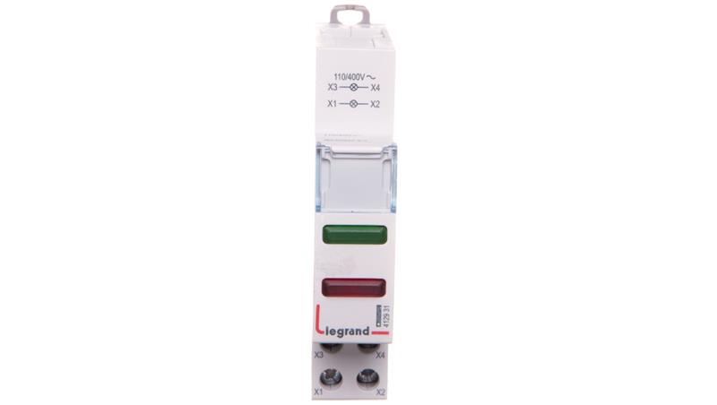 Lampka modułowa 2xLED czerwona i zielona 110/400V L431 412931-6650