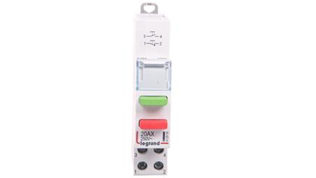 Łącznik modułowy monostabilny podwójny 1Z 1R 20A 250V AC LP432 412916-23884