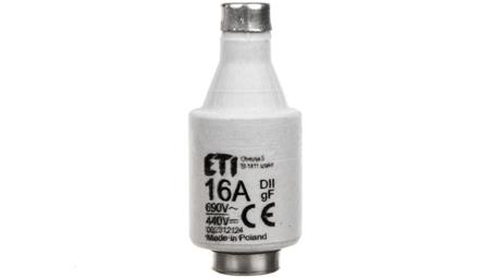 Wkładka bezpiecznikowa 16A DII gF / BiWts 690V AC/440V DC E27 002312124 /5szt./-6411
