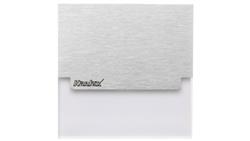 Oprawa przyschodowa LED kwadratowa SABIK LED WW 0.8W 12 DC 13lm kl.III IP20 barwa ciepła 3000K stal nierdzewna 23108-61364