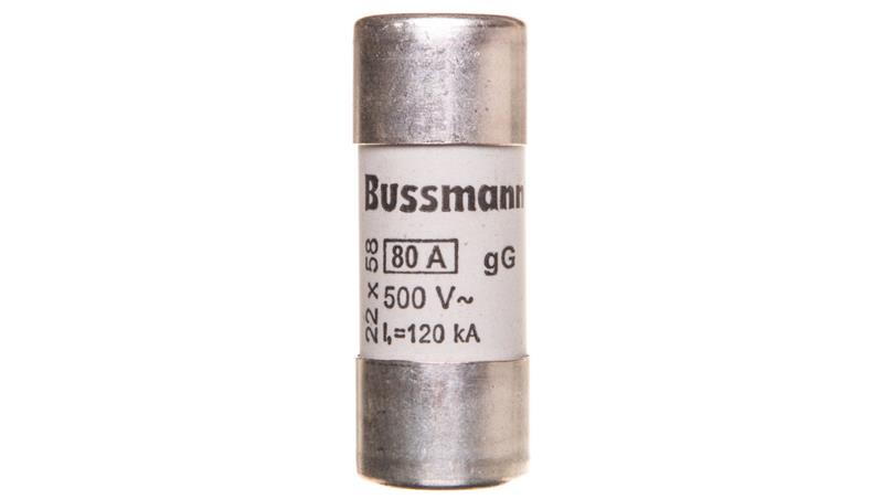 Wkładka cylindryczna 22x58mm 80A gG 500V AC C22G80-8839