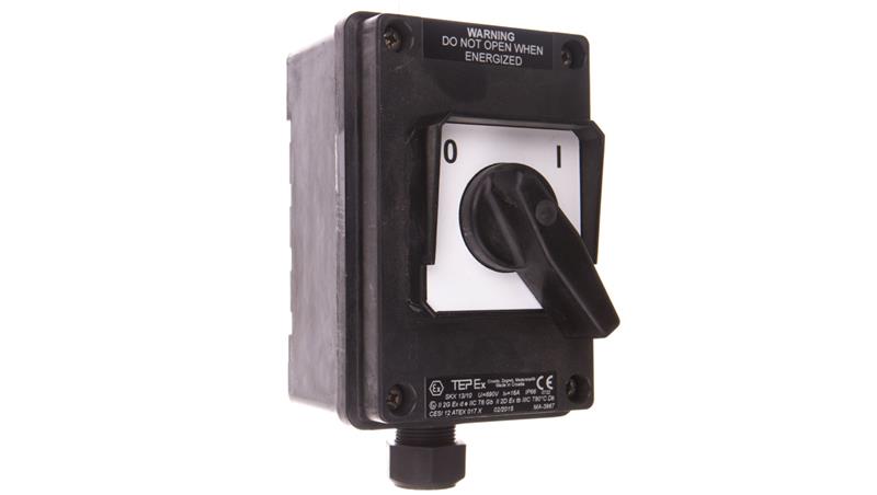 Łącznik 0-1 250V 16A czarny Ex SKX 13/10 IP66 strefa 1,21 oraz 2,22 31-000-9024-22742