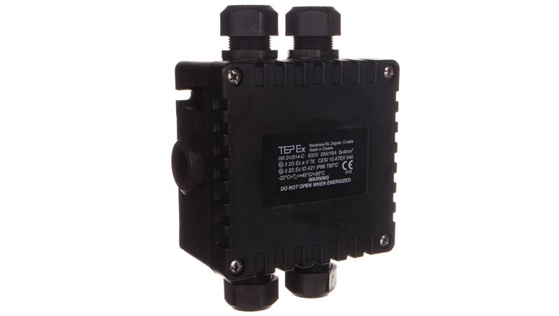 Puszka rozgałęźna Ex RK 01/514 IP66 strefa 1,21 oraz 2,22 31-000-9021-75558
