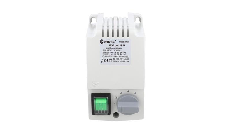 Regulator prędkości obrotowej 1-fazowy ARW 2,0/1 230V 2A IP54 17886-9950-8048