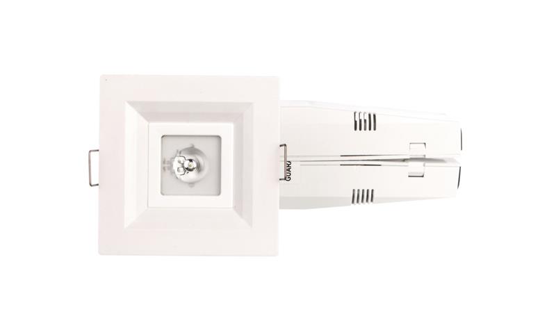 Oprawa awaryjna LOVATO P ECO LED 1W 120lm (opt. otwarta) 3h jednozadaniowa biała LVPO/1W/E/3/SE/X/WH-57115