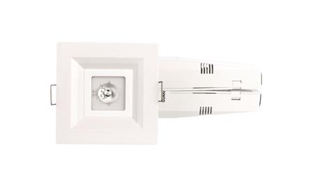 Oprawa awaryjna LOVATO P ECO LED 1W 120lm (opt. otwarta) 3h jednozadaniowa biała LVPO/1W/E/3/SE/X/WH-57115