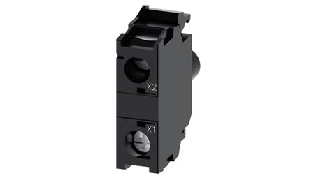 Oprawka blok LED niebieski 24V AC-DC montaż czołowy przył śrubowe SIRIUS ACT 3SU1401-1BB50-1AA0-21286