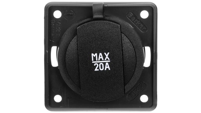Gniazdo zasilające 24V samochodowe antracyt mat Integro mechanizm 945702505-44985 Gniazdo zasilające 24V samochodowe antracyt mat Integro mechanizm 945702505-44985
