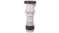 Gniazdo przenośne 4P 125A 500V czarne IP67 7H PC z nasuwką pilotażową GW62062PH-31396