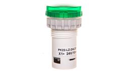 Lampka kompaktowa zielona PK22-LZ-24-LED AC/DC-6626