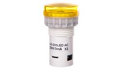 Lampka kompaktowa żółta PK22-LG-230-LED-AC-6682