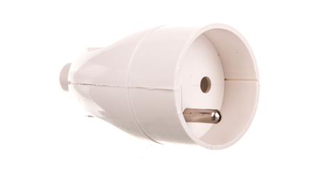 Gniazdo przenośne z/u 16A 2P+Z 250V białe GN-171-30134