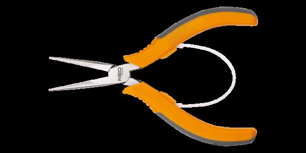 Szczypce precyzyjne wydłużone proste 130 mm