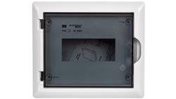 Rozdzielnica modułowa 1x8 n/t ECONOMIC BOX RN 1/8 drzwi transparentne (N+PE) IP40 2502-01-69009