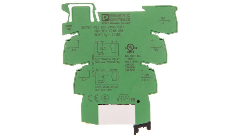 Przekaźnik interfejsowy 1Z 6A 24V DC PLC-RSC- 24DC/ 1/ACT 2966210-15699
