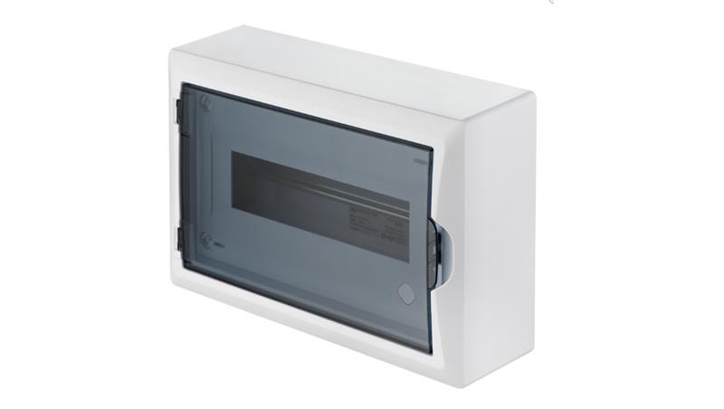 Rozdzielnica modułowa 1x12 n/t ECONOMIC BOX RN 1/12 drzwi transparentne (N+PE) IP40 2503-01-68898