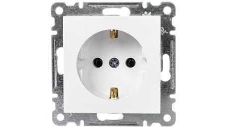 Lumina Gniazdo pojedyncze Schuko białe WL1050-43126