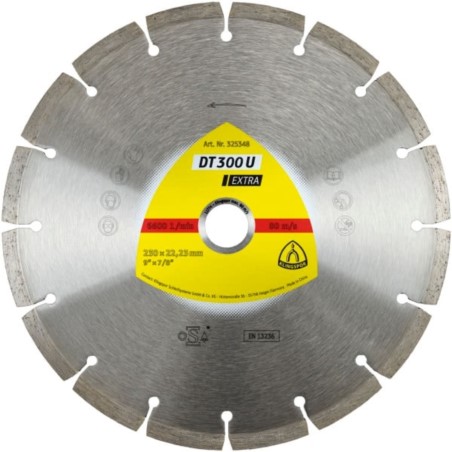 Tarcza diamentowa DT300U 115x22,2 seg. KLINGSPOR