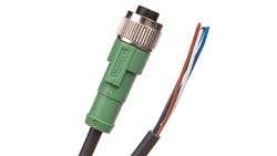 Kabel czujnika/urządzenia wykonawczego 4P M12 prosty, wolny koniec przewodu 5m SAC-4P- 5,0-PUR/M12FS 1668124-21127