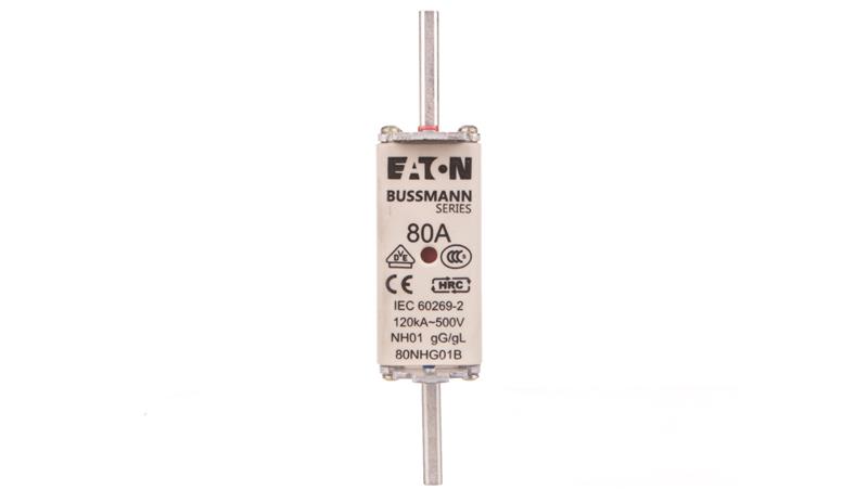 Wkładka bezpiecznikowa NH1 80A gL/gG 500V 80NHG01B-5309 Wkładka bezpiecznikowa NH1 80A gL/gG 500V 80NHG01B-5309