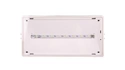 Oprawa awaryjna EXIT IP65 1W 3h dwuzadaniowa biała ETE/1W/C/3/SA/X/WH-57093