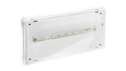 Oprawa awaryjna EXIT IP65 1W 1h dwuzadaniowa biała ETE/1W/C/1/SA/X/WH-57110