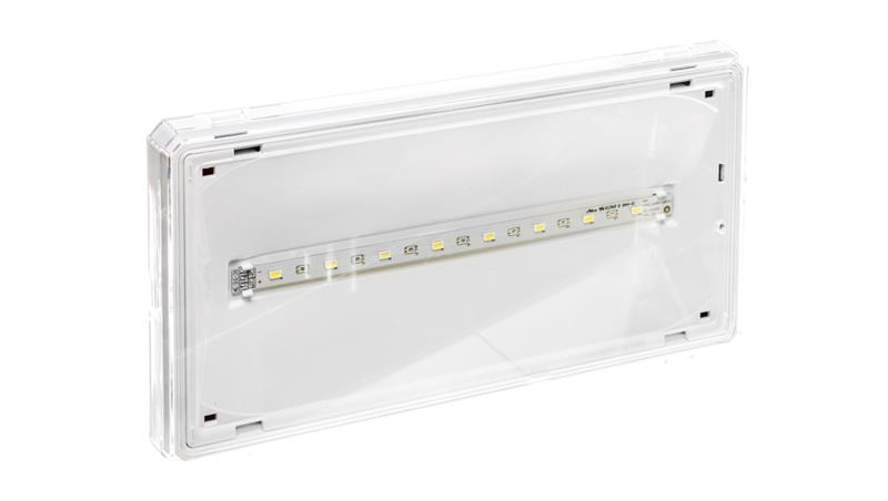 Oprawa awaryjna EXIT IP65 1W 1h dwuzadaniowa biała ETE/1W/C/1/SA/X/WH-57110 Oprawa awaryjna EXIT IP65 1W 1h dwuzadaniowa biała ETE/1W/C/1/SA/X/WH-57110