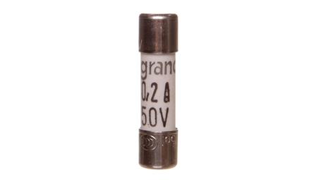 Wkładka bezpiecznikowa cylindryczna 5x20mm 0,2A F 250V 010202-8891