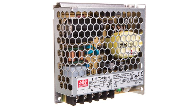 Zasilacz do montażu wewnętrznego 24V 3,2A 76,8W LRS-75-24-10147