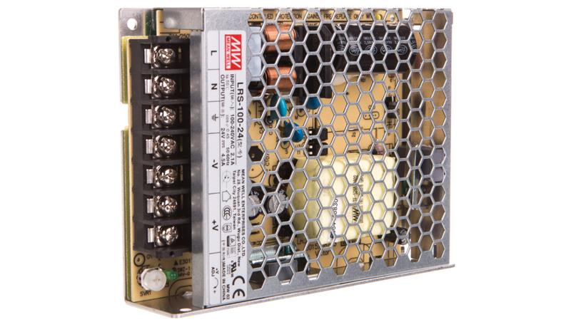 Zasilacz do montażu wewnętrznego 24V 4,5A 108W LRS-100-24-10127