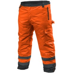Spodnie robocze ostrzegawcze ocieplane pomarańczowe M NEO