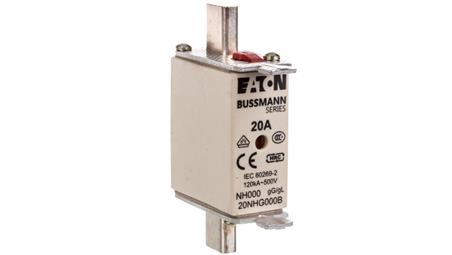 Wkładka bezpiecznikowa NH000 20A gL/gG 500V 20NHG000B-5362