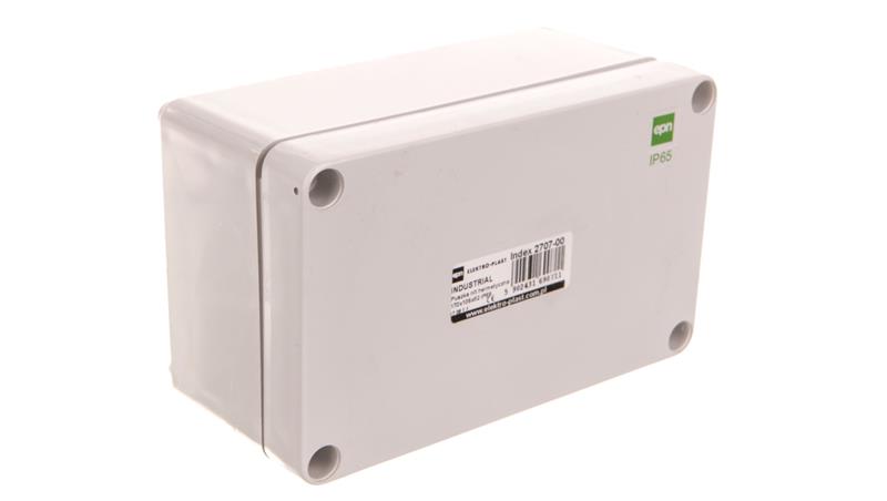 INDUSTRIAL Puszka hermetyczna n/t 170x105x82 IP65 szara 2707-00-70808