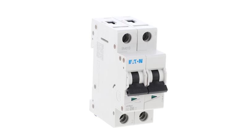 Wyłącznik nadprądowy 2P D 8A 15kA AC FAZ-D8/2 278778-18037
