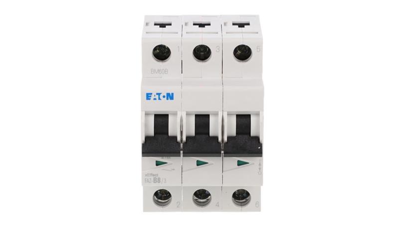 Wyłącznik nadprądowy 3P B 8A 15kA AC FAZ-B8/3 278842-18077