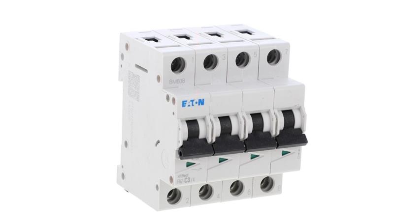 Wyłącznik nadprądowy 4P C 3A 15kA AC FAZ-C3/4 279051-18057