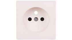 Q.1/Q.3 Płytka czołowa gniazda z/u śnieżnobiały aksamit 3965766089-42063