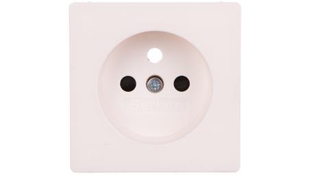 Q.1/Q.3 Płytka czołowa gniazda z/u śnieżnobiały aksamit 3965766089-42063