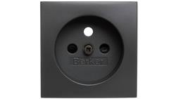 B.Kwadrat/B.3/B.7 Płytka czołowa gniazda z/u z przesłonami antracyt 3965768996-42059