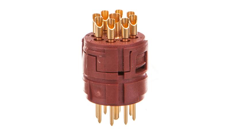Wkład 8+1 stykowy do złączy M23 męski lutowany EPIC M23 E-Part SLM 73002744-30252 Wkład 8+1 stykowy do złączy M23 męski lutowany EPIC M23 E-Part SLM 73002744-30252
