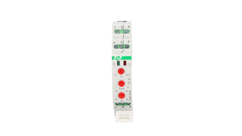 Przekaźnik kolejności, zaniku i asymetrii faz 10A 1P 1-10sek 20-80V CKF-318-1891