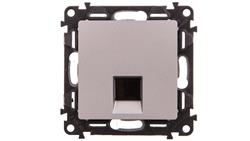 VALENA LIFE Gniazdo komputerowe 1xRJ45 UTP kat.6 aluminium 753342-34612