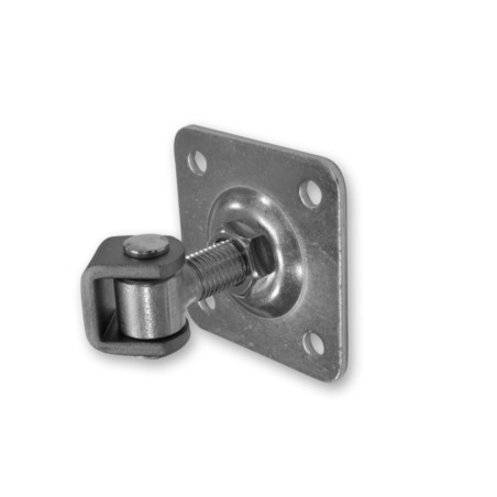 Zawias regulowany M16 podstawa 75x75x4