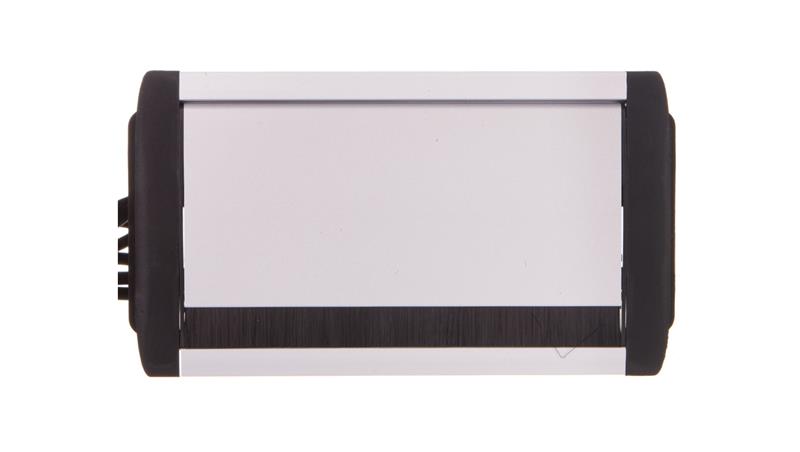 Gniazdo wpuszczane w blat 3x250V AC ze szczotką przeciwkurzową, ładowarką 2xUSB i przewodem 1,8m OR-AE-1362-45129