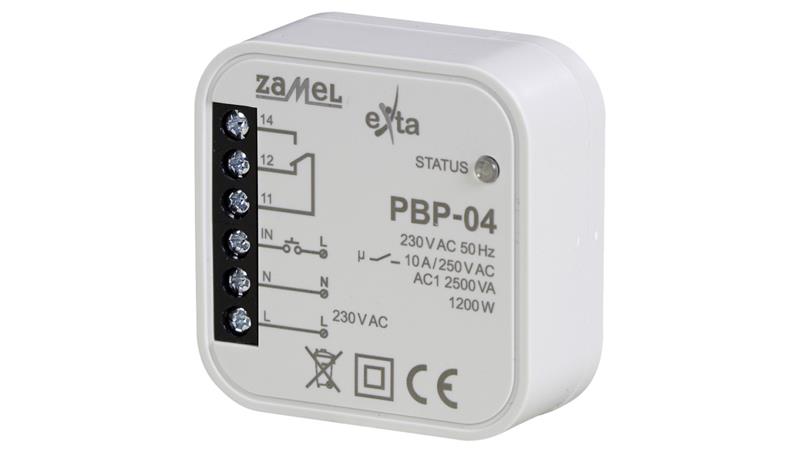 Przekaźnik bistabilny uniwersalny dopuszkowy 230V AC 10A PBP-04-25383 Przekaźnik bistabilny uniwersalny dopuszkowy 230V AC 10A PBP-04-25383