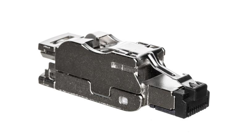 Wtyczka RJ45 4x2 kat.6 prosta metalowa / 6GK1901-1BB11-2AE0-33637