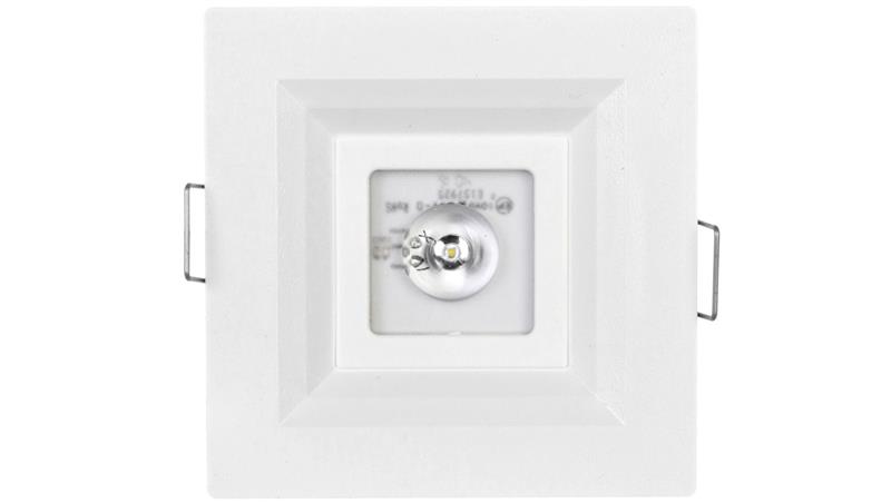 Oprawa awaryjna LOVATO P ECO LED 1W 120lm (opt. otwarta) 1h jednozadaniowa biała LVPO/1W/E/1/SE/X/WH-57107
