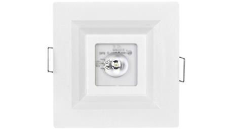 Oprawa awaryjna LOVATO P ECO LED 1W 120lm (opt. otwarta) 1h jednozadaniowa biała LVPO/1W/E/1/SE/X/WH-57107