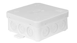 Puszka n/t hermetyczna z dławicą zintegrowaną 85x85x39mm IP54 biała N6 83006006-74683