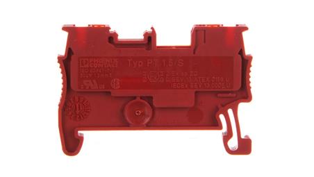 Złączka szynowa przelotowa 2-przewodowa 0,14-1,5mm2 czerwona Ex PT 1,5/S RD 3208127-67473